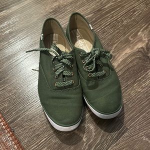 Green Keds - size 7.0